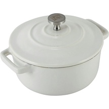 Carl Schmidt Sohn Fleischtopf XANTEN Gusseisen, 10 cm, Induktion, weiß