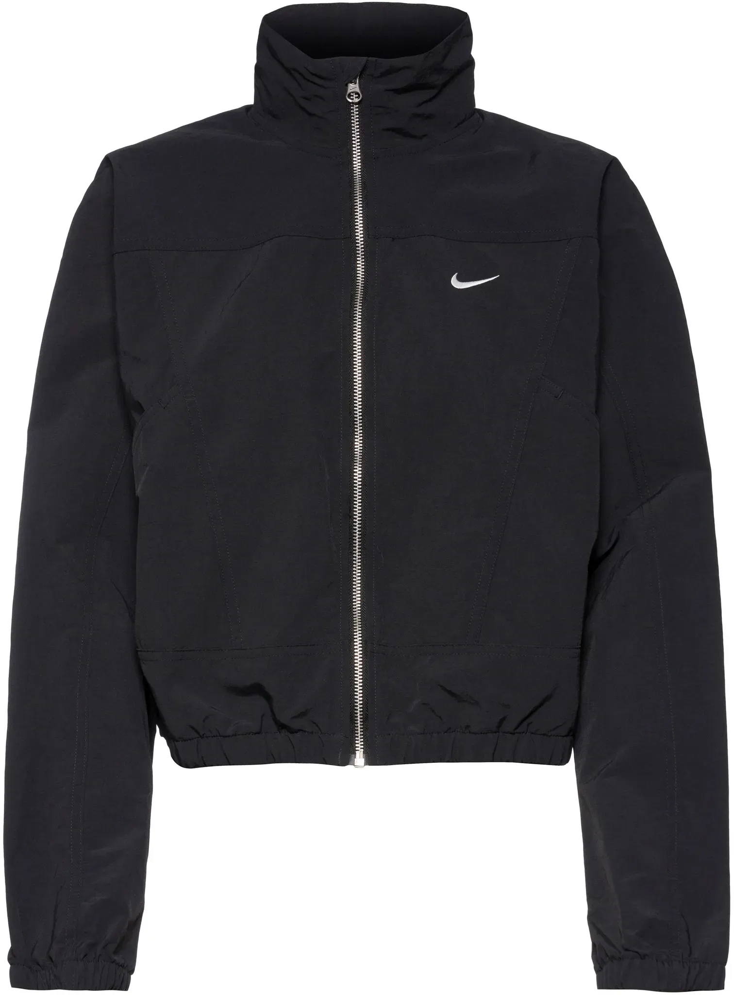 Nike NSW Everything Nylonjacke Damen in black-white, Größe XL - schwarz