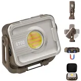 ERAY Tragbarer LED Baustrahler Akku 6000mAh mit 7 Lichtmodi 1200 Lumen