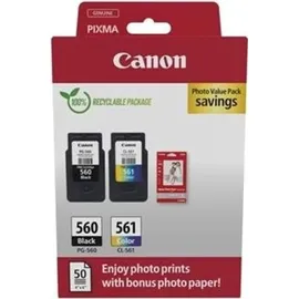 Canon PG-560/CL-561 Photo Cube Value Pack 5X5 PHOT PAPER(PP-201 40SHE