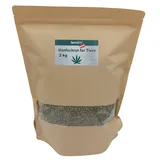 farmBOX Pferdehanf Hanfsamen geschrotet Hanfschrot für Tiere (2kg)