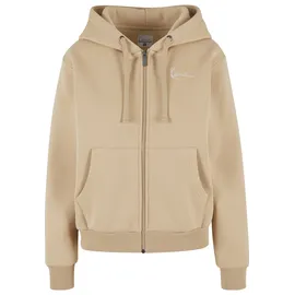 Karl Kani Chest Signature Essential Zip Hoodie", - Beige