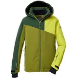 KILLTEC KSW 192 SKI JCKT, khaki /dunkel waldgruen/lime, 140