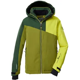 KILLTEC KSW 192 SKI JCKT, khaki /dunkel waldgruen/lime, 140