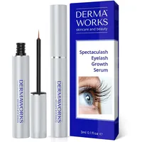 SPECTACULASH Wimpernserum Ohne Hormone – Lash Serum - Long Lashes Wimpernserum Wachstum Testsieger – Wimpern Serum Hormonfrei - Eyelash Booster Schnell Wachstum Lange Wimpern von DERMAWORKS (3ml)
