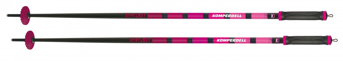 Komperdell Skistock Slopestyle Sticks Pink Skistockmaterial - Aluminium, Skistocklänge - 100 cm, Anwendungsbereich - Freeride,