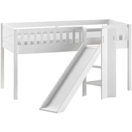 Vipack Spielbett SCOTT 90 x 200 cm Kiefer massiv weiß lackiert
