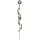 deluke Gartenstecker BASEL 140 x 13 x 13 cm Silber
