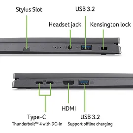 Acer Aspire Spin 14 ASP14-52MTN-70XT Intel Core Ultra 7 155U 16 GB RAM 1 TB SSD