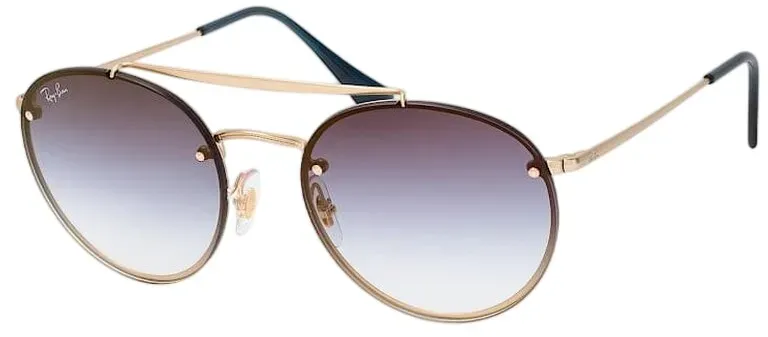 Ray-Ban RB3614N 914/0T Blaze Round Double Bridge Sonnenbrille Gr. Farbe:RB3614N914/0T