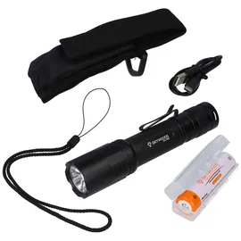 skywoods Taktische Lampe TZL1800 – 1.800 Lumen, 18650 Akku, USB-C