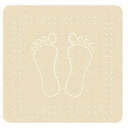 Kleine Wolke Rutschfeste Unterlage Foot sandbraun Kunststoff 4388226002
