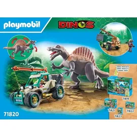 Playmobil Dinos Spinosaurus-Angriff auf Dino-Ausgrabung 71820