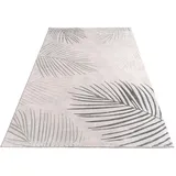 Paco Home Kurzflorteppich, Grau, Textil, Rechteckig, 160x230 cm, strapazierfähig, für Fußbodenheizung geeignet, Teppiche & Böden, Teppiche