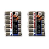 Hamann Hartholzbriketts 8-eckig mit Loch 20 kg Holzbriketts Holz Ofen Kamin Warm