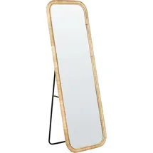 Beliani Standspiegel Malange 50 x 150 cm Rattan