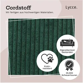 lycce Aufbewahrungskorb Faltbare Aufbewahrungsbox Cord 4P 33 x 33 x 31 cm grün
