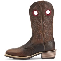 Ariat - Herren Heritage Roughstock Cowboy Western Schuhe, 45 M EU, Brown Oiled Rowdy - 45 EU