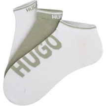 hugo underwear 3P AS LOGO CC Sneakersocken pastel grün 43-46