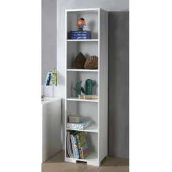 Standregal in Weiß 45 cm tief