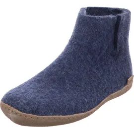 Glerups Hüttenschuhe Blau 40