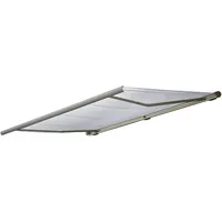 Mendler Elektrische Kassettenmarkise T122, Markise Vollkassette 4x3m Acryl Creme,