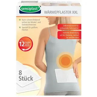 Sensiplast 8x Wärme-Pflaster XXL Wärmepad Schmerztpflaster Rückenpflaster