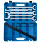 MSW Lüfter-Nabenschlüssel-Set mit Gegenhalter für BMW, Mercedes & Ford