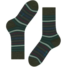Falke Tinted Stripe Socken 39-42 Grün/Schwarz 39-42