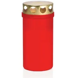 Grablicht mit Deckel rot 580702.001 126x59mm