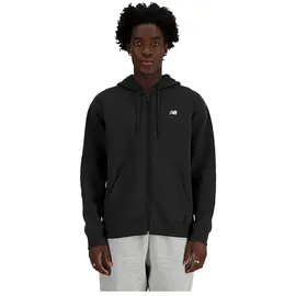 New Balance Sport Essentials Logo Fleece Jacke Herren Schwarz M