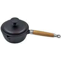 Onshop24.eu Dutch Oven 19 x 9 cm Gusseisen schwarz