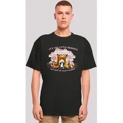 T-Shirt F4NT4STIC "Heroes of Childhood Tao Tao Childhood Memories", Herren, Gr. 3XL, schwarz, Obermaterial: 100% Baumwolle, casual, oversize, Rundhals, Kurzarm ohne Bündchen, Shirts, Retro, Heroes of Childhood, TV Serie