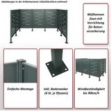 MCW, Gartenhaus + Gartenschrank, J55