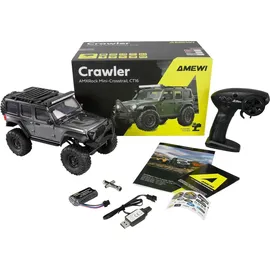 AMEWI RC-Auto Mini-D90 AMXRock 4WD 1:16 RTR grau (22723)