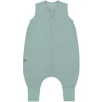 EMMA & NOAH Sommer-Sleepoverall Leinen 0.5 TOG, gruen, 70