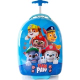HEYS Kinderkoffer Paw Patrol, Blau, 2 Rollen, Kindertrolley Kinderreisegepäck Handgepäck-Koffer in runder Form blau