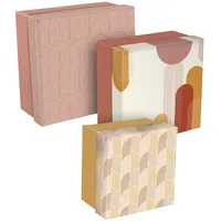 Clairefontaine 2x 3er Set quadratische Schachtelbox 116080C