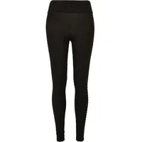 URBAN CLASSICS Honeycomb Leggings Black S