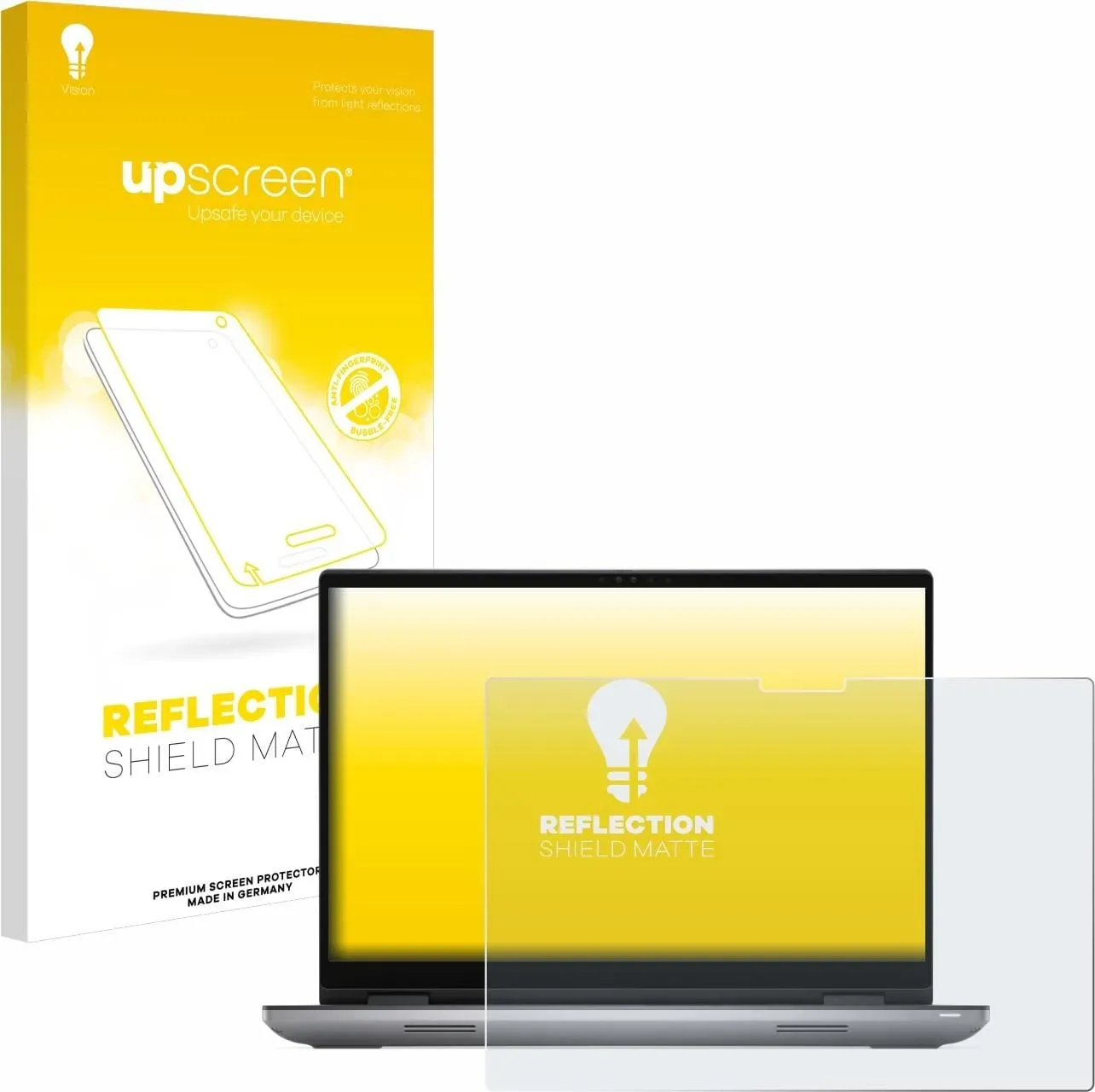 upscreen Reflection Shield Matte Premium Displayschutzfolie für Dell Precision 7680 Touch (7680"), Bildschirmfolie