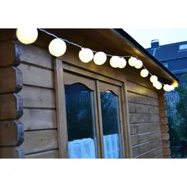FHS International LED LAMPION PARTYLICHTERKETTE 5m WARMWEIßE LEDs 20er LICHTERKETTE LAMPIONS