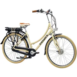 E-Bike TRETWERK "Aurora" Gr. 50, beige, E-Bikes, 50cm, 28 Zoll (71,12cm), Pedelec, Elektrofahrrad für Damen u. Herren