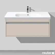 Duravit Waschtischunterschrank 1 Auszug 100 x 41 x 45,5 cm Taupe Matt