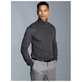 TRIGEMA Rollkragenshirt Grau L