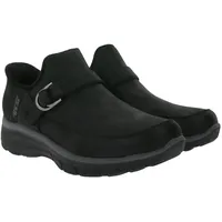 SKECHERS Easy Going Fun Habits Damen Slipper mit Air-Cooled Memory-Foam Slip-On Winter-Schuhe mit Scotchgard 167876 Schwarz - 37