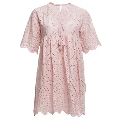 Klassische Bluse DECAY, Damen, rosa (altrosa), 100% Baumwolle, unifarben, feminin, normal, Kurzarm, Blusen, in tollem Design