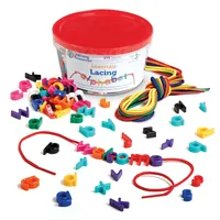Learning Resources Alphabet-Fädelketten – Kleinbuchstaben