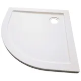SANOTECHNIK Rundduschwanne SANOTECHNIK, weiß, B:90cm H:4cm T:90cm, Duschwannen, mit Steineffekt, LxBxH: 90x90x4 cm