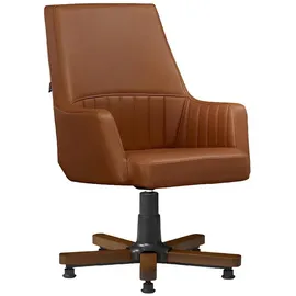 aea Chefsessel Kunstleder Braun
