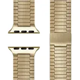 nalia Chronos Edelstahl-Armband für Apple Watch Magnet-Band Metallarmband - Stabil & Rostfrei Edelstahl Uhrenarmband, Gold